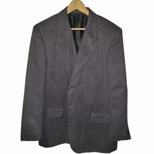 Grey Suede Members Only blazer